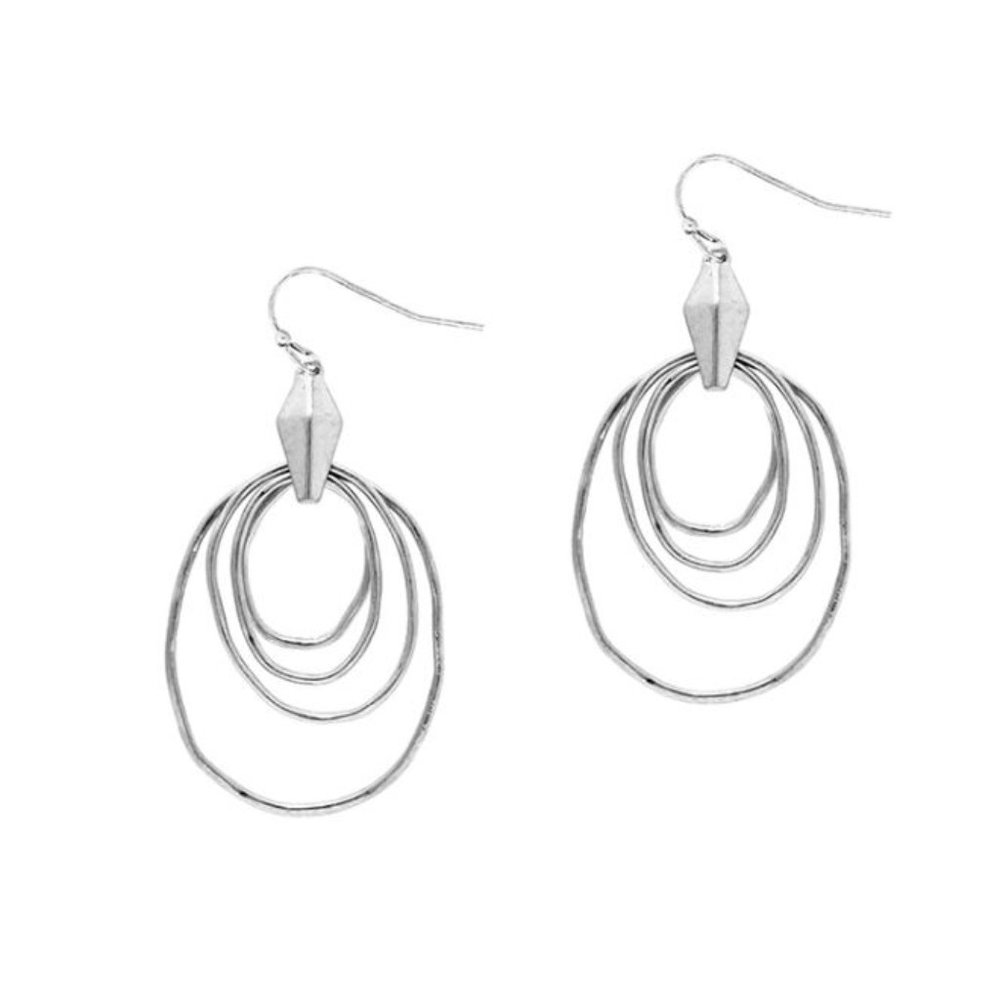 Multi Wire Hoop Mix Earrings